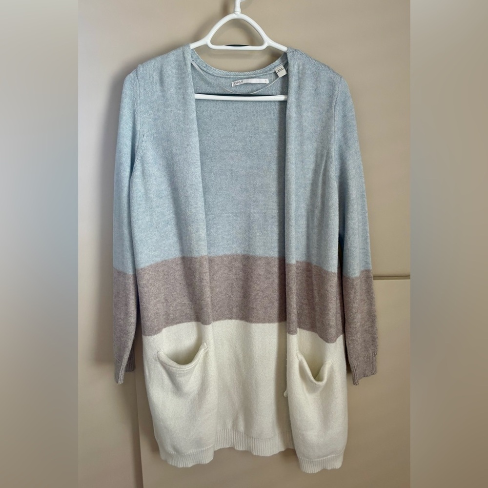 Women's Color Block Cardigan Sweater